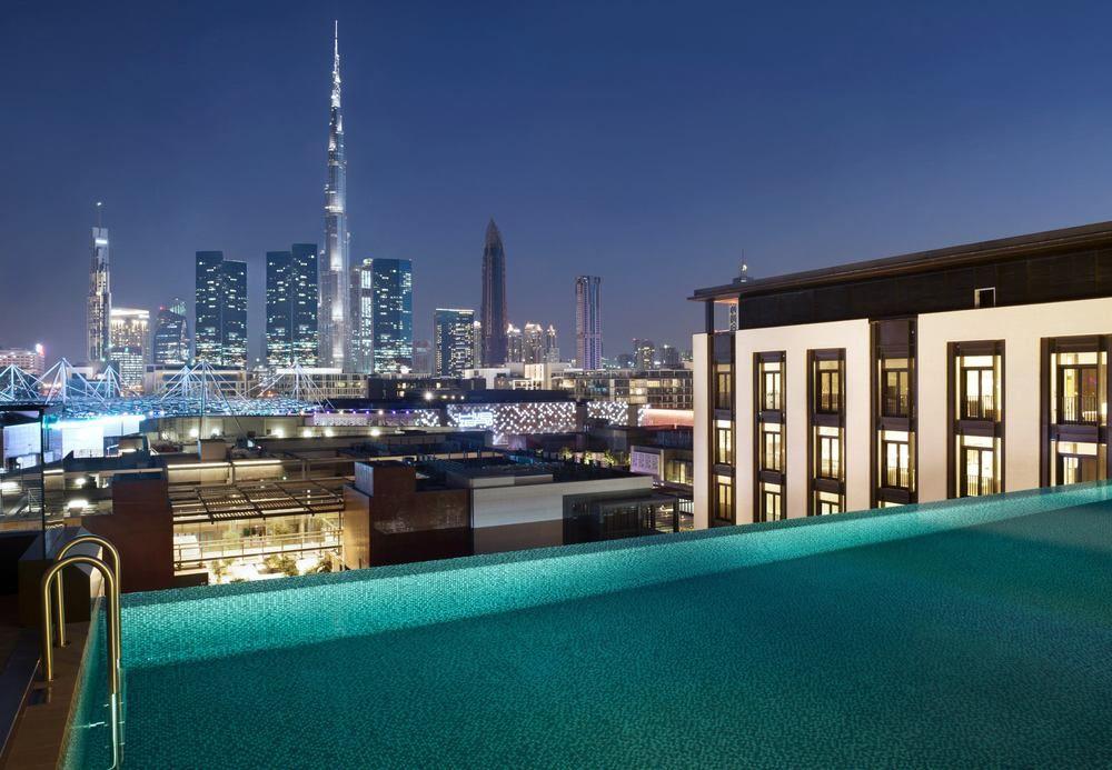 La Ville Hotel & Suites City Walk Dubai, Autograph Collection Buitenkant foto View from the rooftop