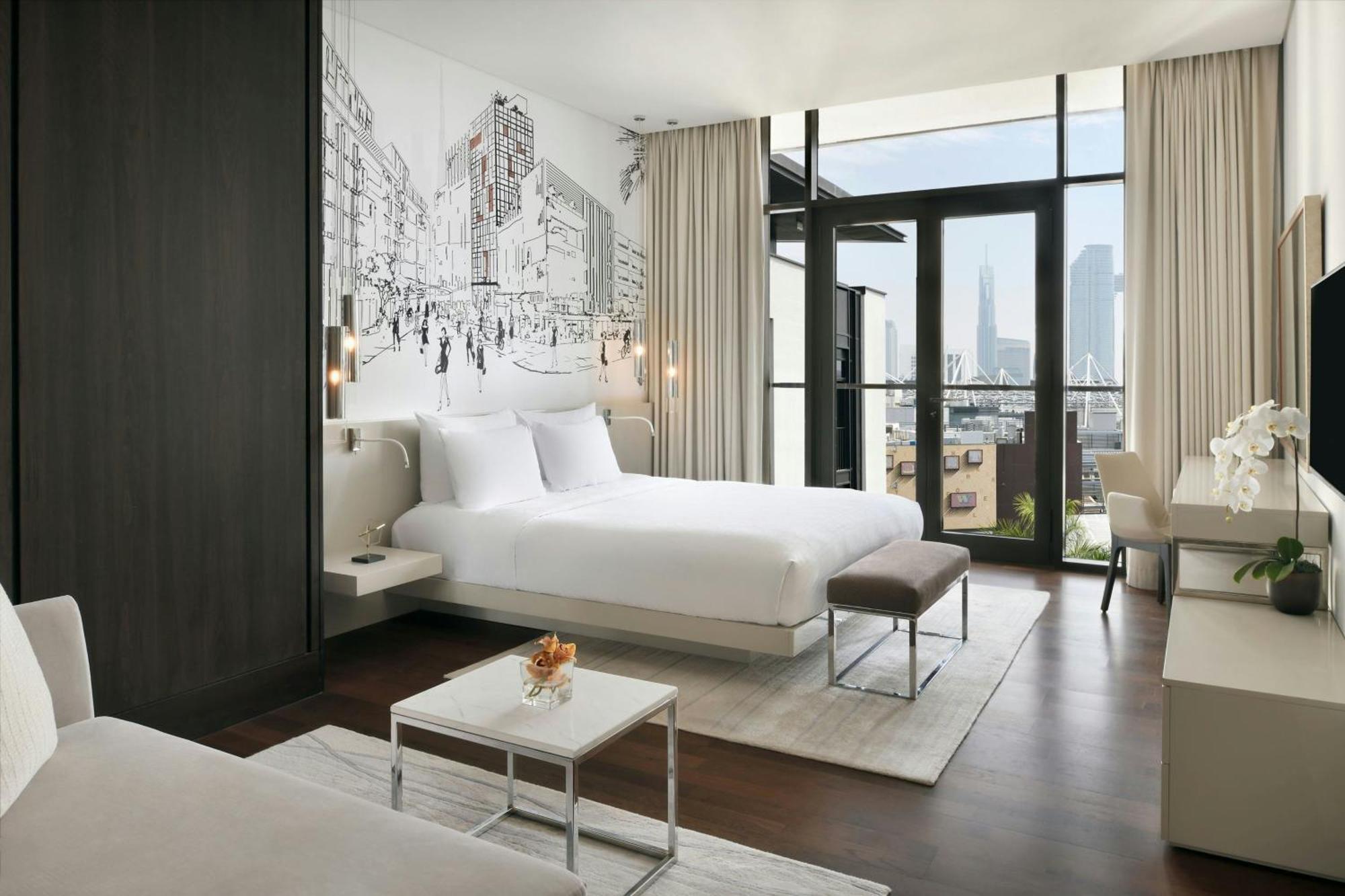 La Ville Hotel & Suites City Walk Dubai, Autograph Collection Buitenkant foto A bedroom at the hotel